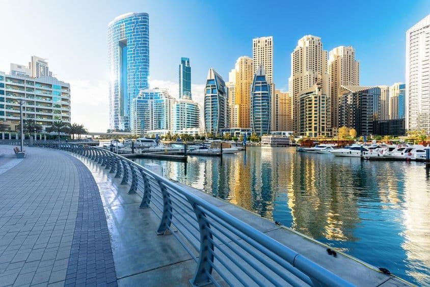 Dubai Marina, Egyesült Arab Emírségek.