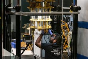 Működő kvantum számítástechnikai berendezések.