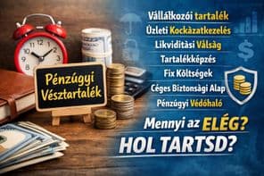 Pénzügyi tartalék vállalkozás alapja.