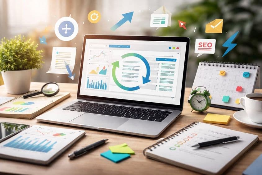 Tartalomfrissítés és SEO: a meglévő oldalak újraélesztése.