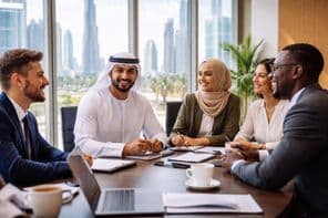 Multikulturális csapat Dubajban
