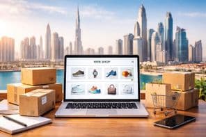 Dubai webshop indulás jelenet