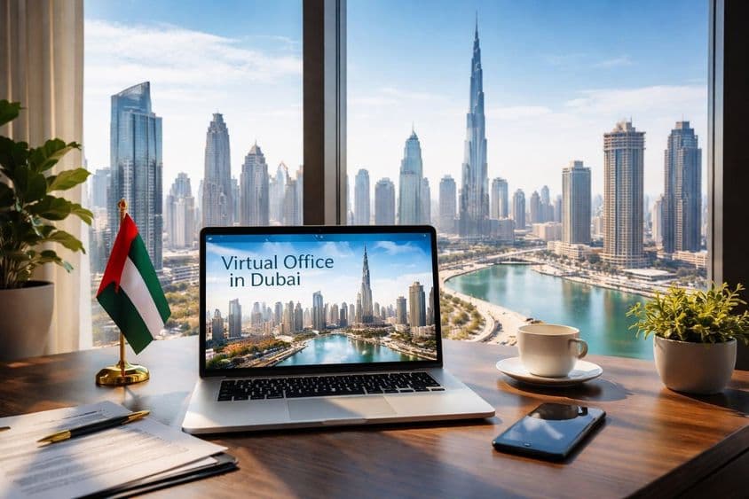 Dubaji virtuális iroda panoráma