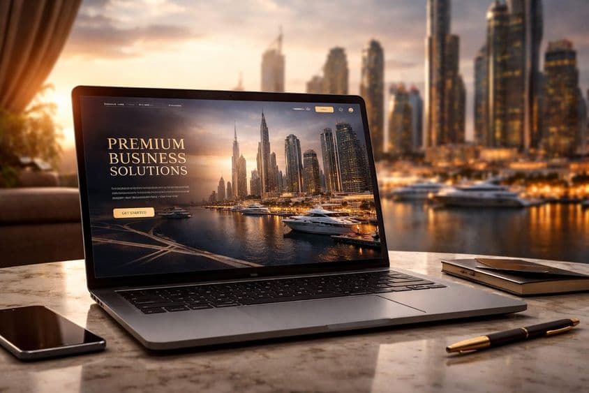 Prémium weboldal Dubajban