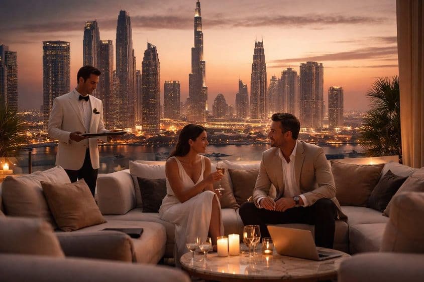 Dubaji luxus kommunikáció világa