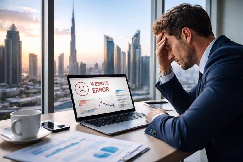 Hibás weboldal első benyomás